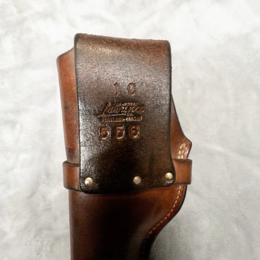 George Lawrence Portland OR 1C-556 Vintage Leather Holster 6 3/4